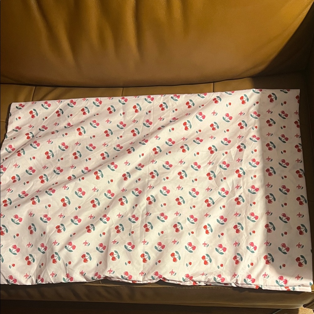 Juicy Couture Pink with cherries hearts like new Pillowcase